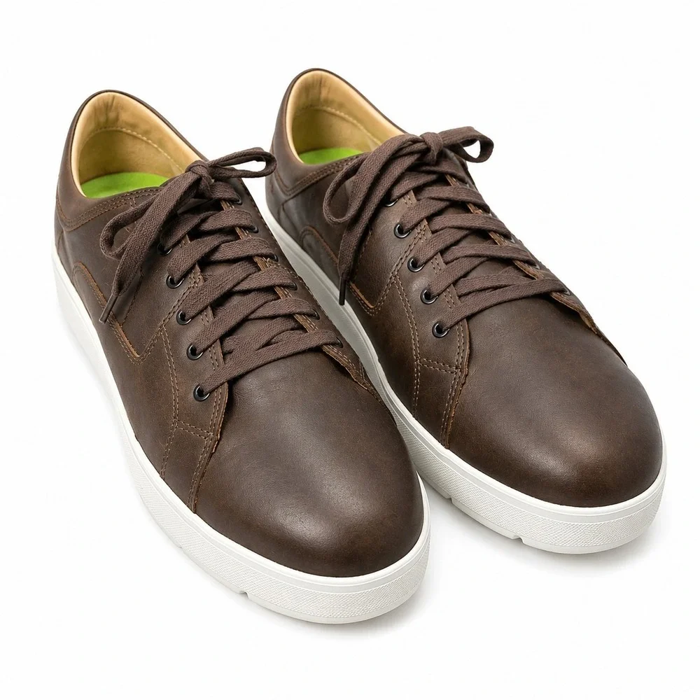 RED WING Zero-G Lite Oxford Mens Sz 11.5D Brown Leather Aluminum Safety Toe GUC